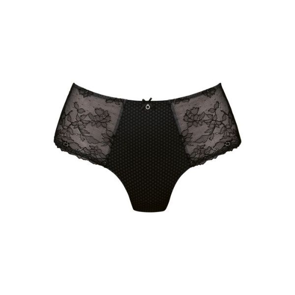 Culotte taille haute en dentelle