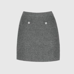 Jupe courte namini gris